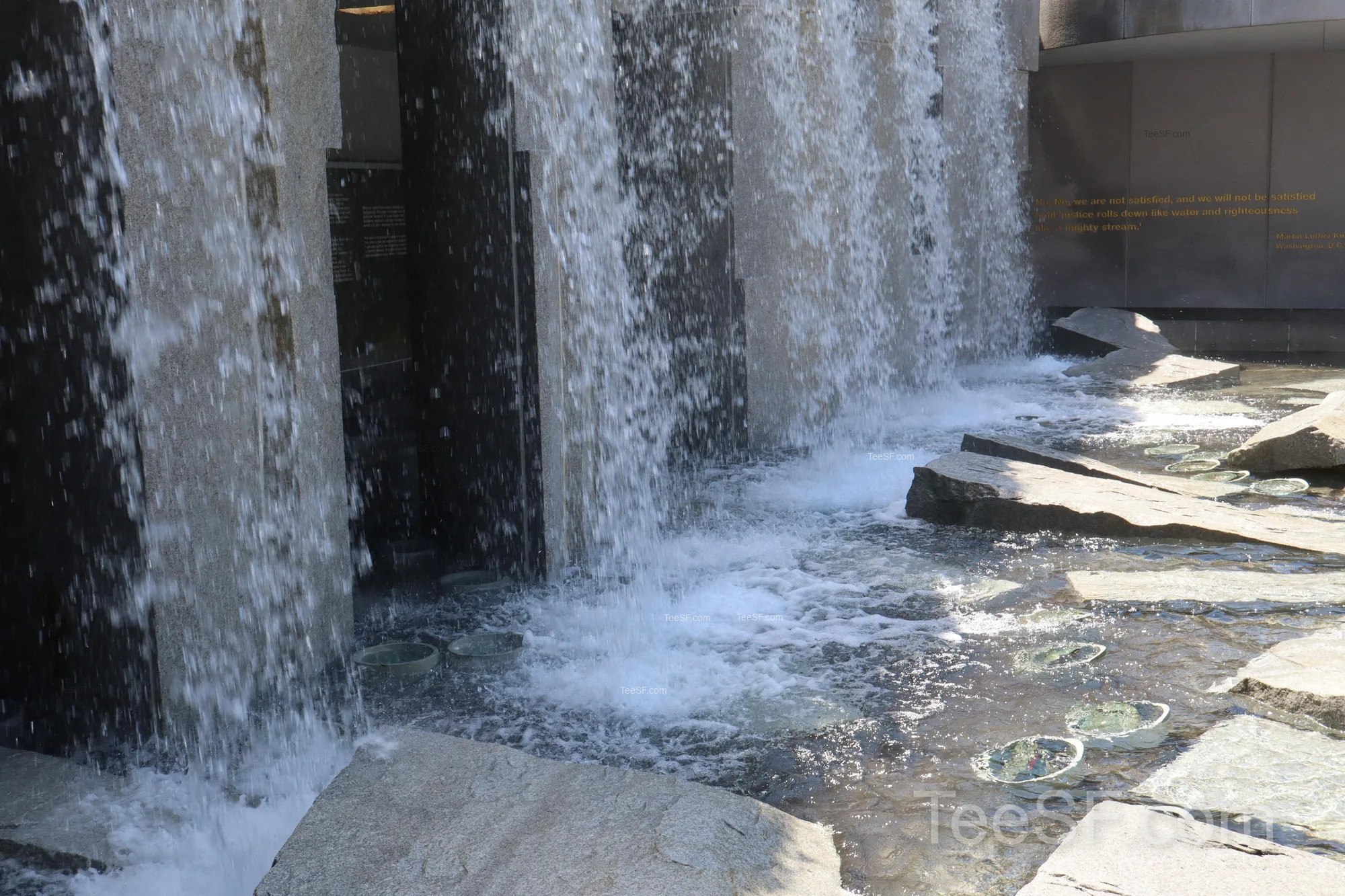 san Francisco Waterfall Plaza during a Stripe Sessions 2026 visit in San Francisco.